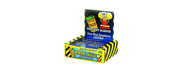 Toxic Waste Nuclear Sludge Chew Bar Blue Raspberry