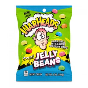 Warheads Extreme Sour Jelly Beans - 5oz