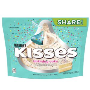 Kisses birthday cake - share pack