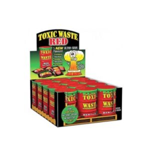 Toxic Waste Red Drum Extreme Sour Candy 1.5oz