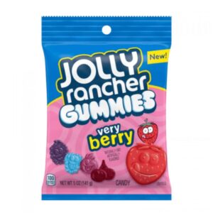 Jolly Rancher Gummies Very Berry Peg Bag 5oz (141g)