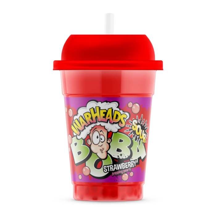 Warheads Sour Boba Strawberry