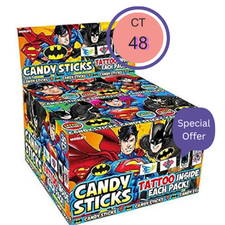 Candy Chalks with Tattoo 18g - 48 Pack