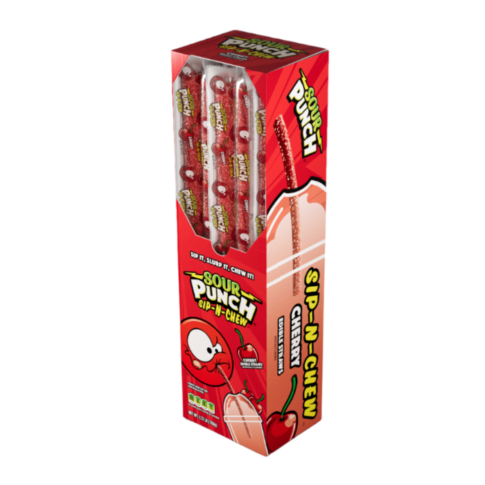 Sour Punch Sip-N-Chew Cherry 0.9oz (26g)