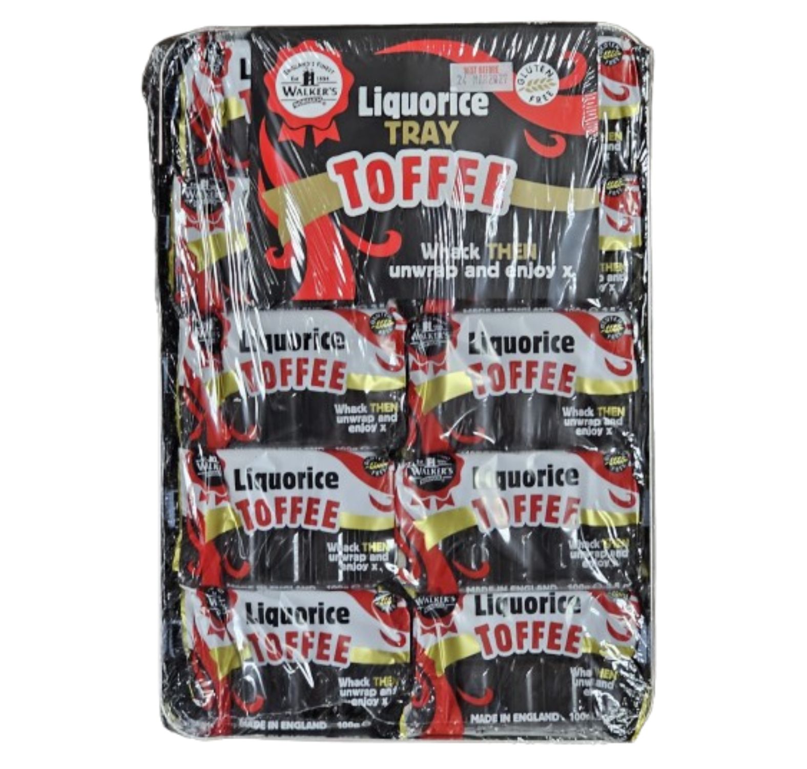 Walkers Liquorice Toffee 10 Pack