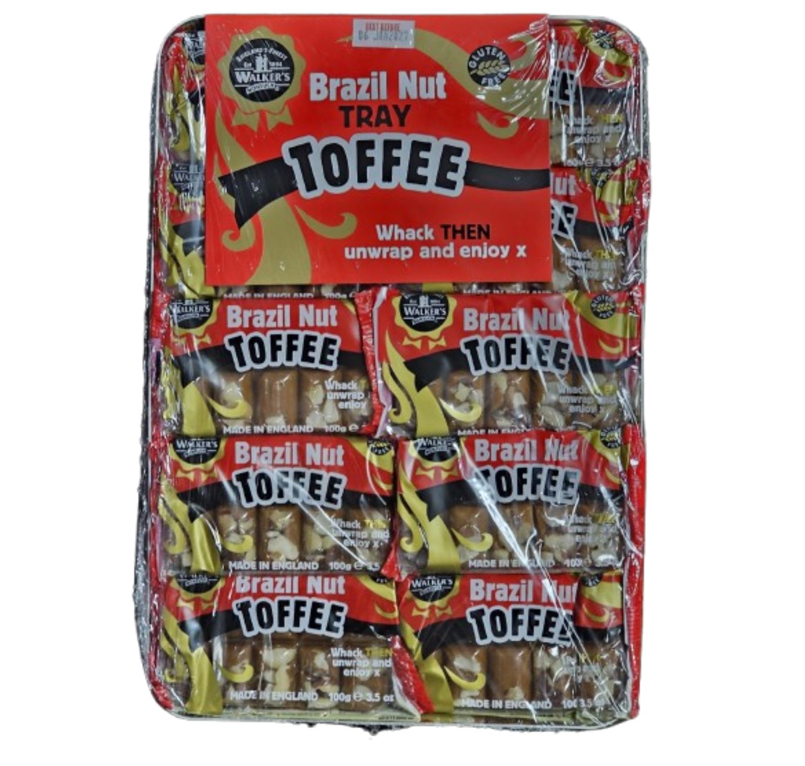 Walkers Brazil Nut Toffee 10 Pack