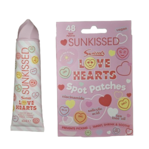 Sunkissed x Love Hearts Sweet Whip Hand Cream and Spot Patches