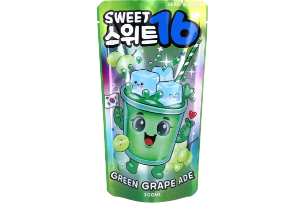 Sweet 16 Green Grape Ade 200ml
