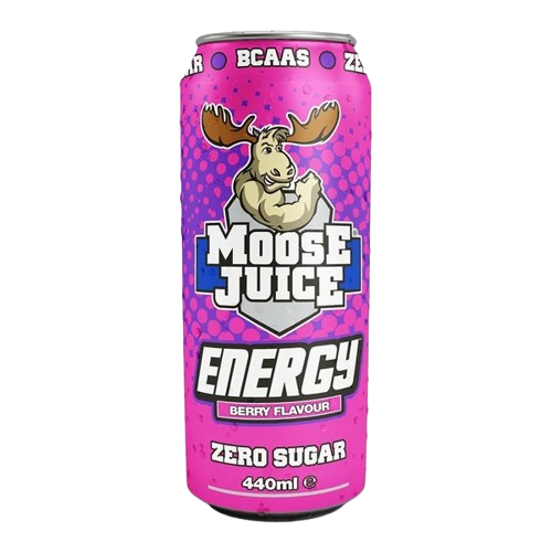 Moose Juice Energy Berry 440ml