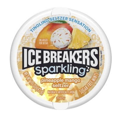 Ice Breakers Sparkling Pineapple Mango Seltzers 42g
