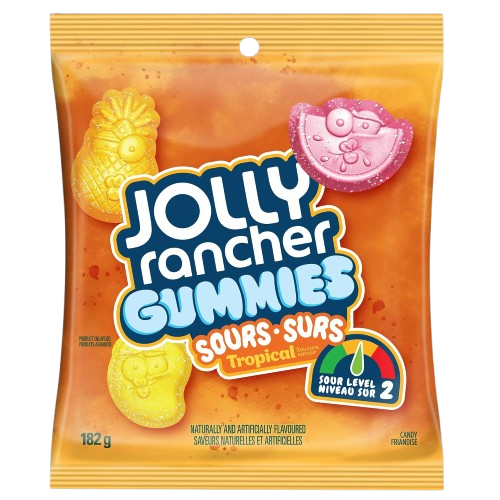 Jolly Ranchers Gummies Sour - Tropical 182g