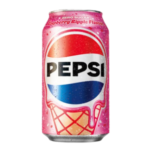 Pepsi Ice Cream Soda - Raspberry Ripple- Zero Sugar